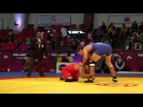 Qualification FS - 86 kg: Igor MALIQUINE (ARG) df. Fernando THJOERNELUND (CHI) by FALL, 4-2