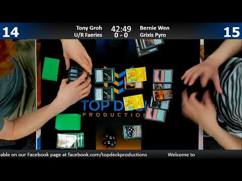 Modern w/ Commentary 4/26/18: Tony Groh (U/R Faeries) vs. Bernie Wen (Grixis Pyro)