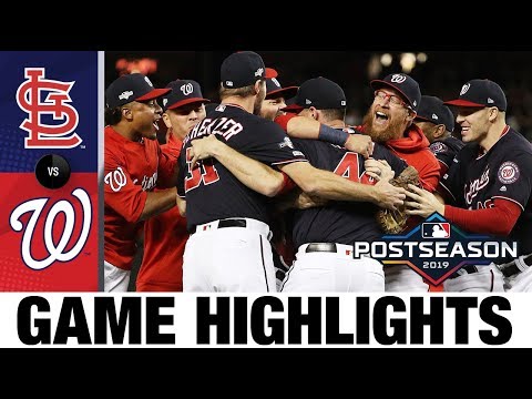 Nationals clinch first World Series trip! | Nationals-Cardinals MLB Highlights