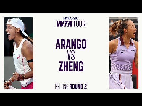 Emiliana Arango vs. Qinwen Zheng-Match | 2025 Beijing Round 2 | WTA Match Highlights