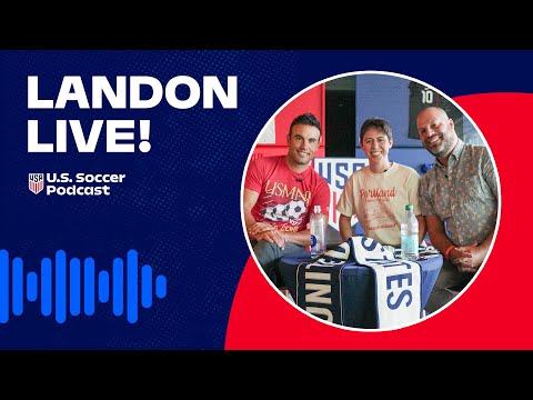 Landon Donovan Live with U.S. Soccer | Opening Up On His Career, Mental Health, New Hair, & New Book