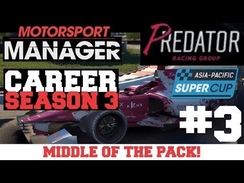 S0303: Middle of the pack, nice steady racing! Predator Racing - Motorsport Manager PC