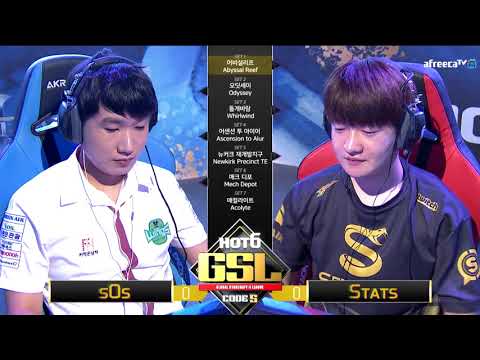 [2017 GSL Season 3]Code S Ro.4 Day1 Match1 sOs vs Stats