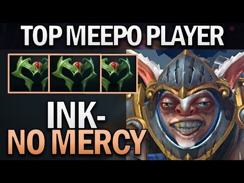 TOP PLAYER INK MEEPO WITH TRIPLE WRAITH BAND - DOTA 2 7.24 GAMEPLAY