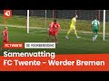 FC Twente en Werder Bremen spelen gelijk in twee wedstrijden van een uur