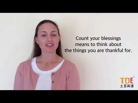 20171119 Thanksgiving Topic - Count your blessings