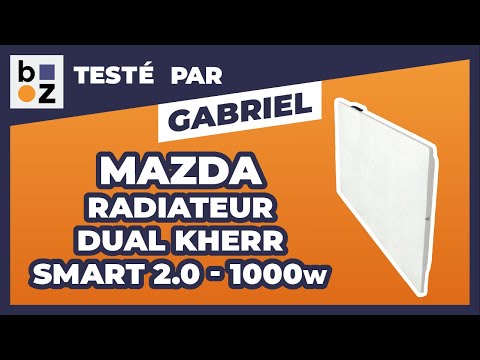 Radiateur pierre naturelle Dual Kherr Smart 1000W Sable Blanc - Eternal MAZDA