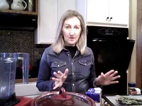 Vegetable soup with dried and roasted vegetables