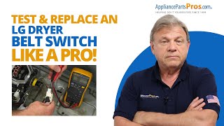 DIY LG Dryer Belt Switch Repair Made Super Easy