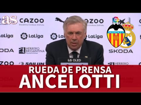 ANCELOTTI VINICIUS RACISM MESTALLA | FULL PRESS CONFERENCE VALENCIA 1 REAL MADRID 0 | AS