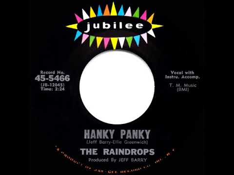 1st RECORDING OF: Hanky Panky - Raindrops (1963)