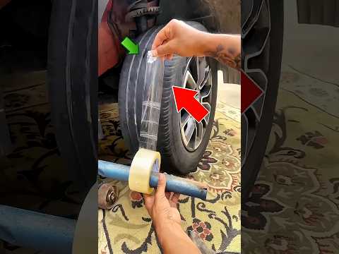 إصلاح الثقب بالشريط اللاصق !