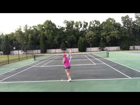 Tennis match Lissa and Veronica