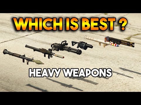 GTA 5 ONLINE : RPG VS HOMING LAUNCHER VS MINIGUN (WHICH IS BEST HEAVY WEAPON ?)