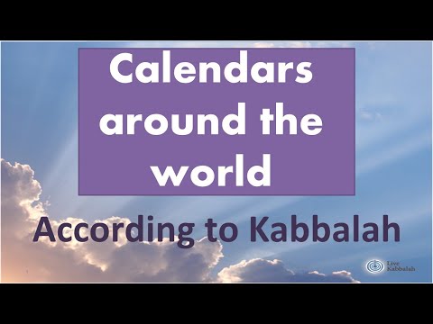 Calendars - Civilizations according to Kabbalah | 2024 5784 | Rabbi Shaul Youdkevitch