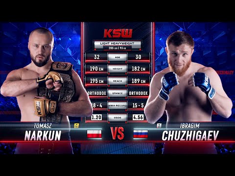 Ibragim Chuzhigaev vs Tomasz Narkun full fight