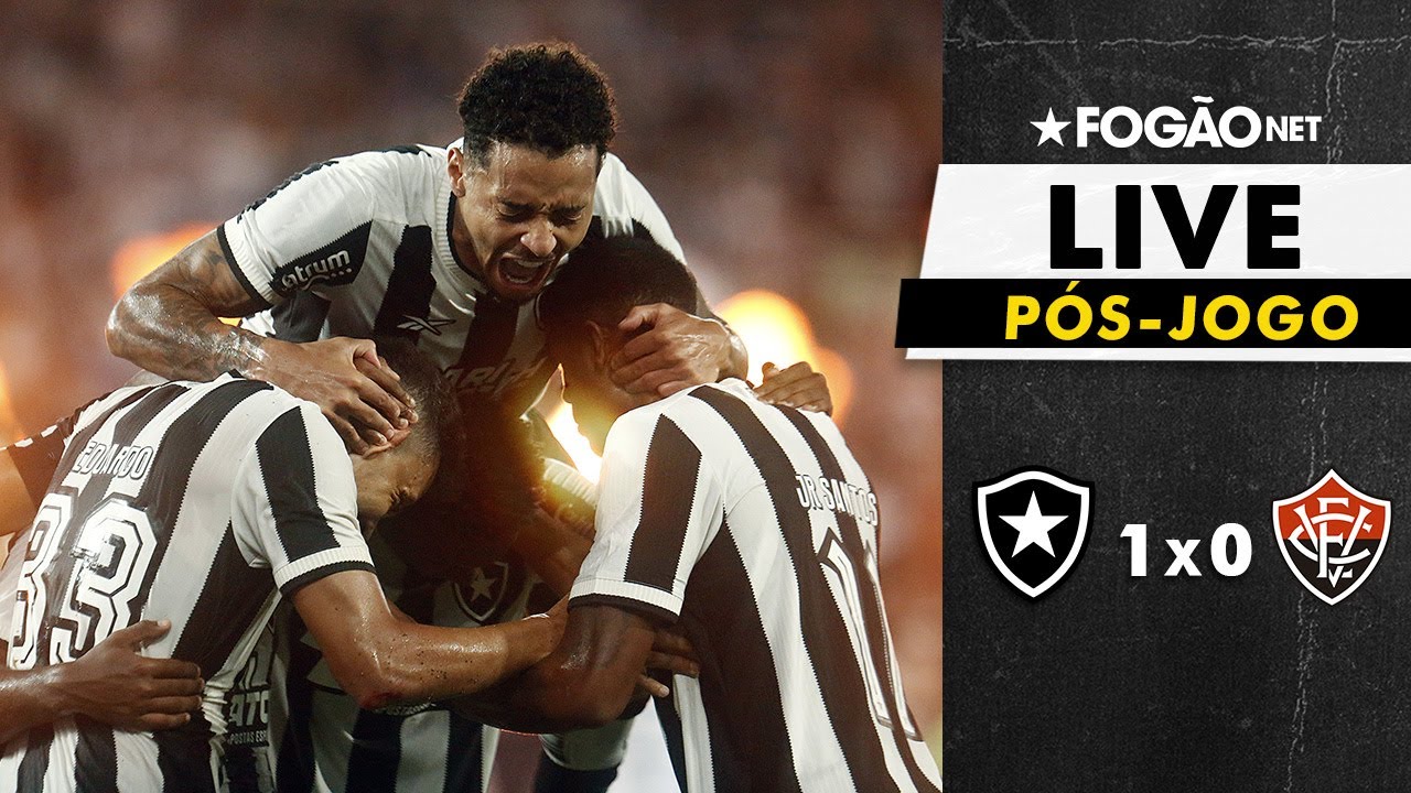LIVE | Pós-jogo e repercussão da vitória do Botafogo sobre o Vitória no jogo de ida da terceira fase da Copa do Brasil