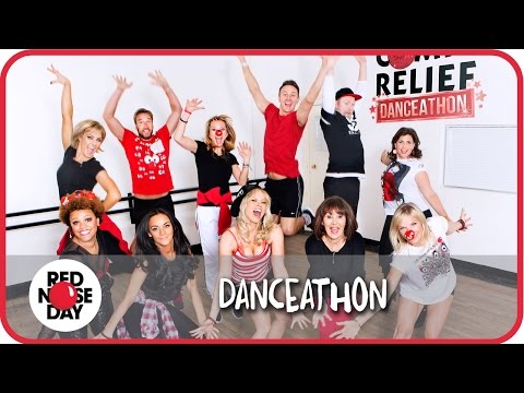 Behind the scenes for the Comic Relief Danceathon