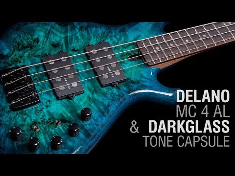 Delano MC 4 AL + Darkglass Tone Capsule // Mensinger Cazpar 4a 30" Short Scale