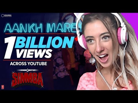 AANKH MAREY | Simmba | Ranveer Singh | Sara Ali Khan | Music Video Reaction!