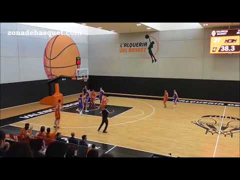 LIGA EBA 17/18 | Luis Ferrando (Valencia B), partido ante UCAM B