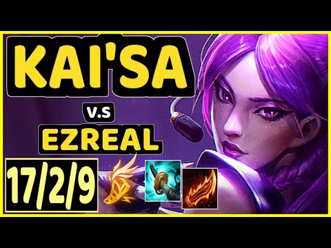 NEON (KAI'SA) vs EZREAL - 17/2/9 KDA BOTTOM ADC CHALLENGER GAMEPLAY - EUW