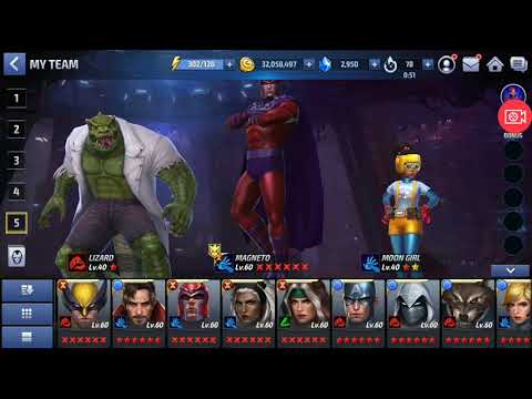 Shadowland Solo Magneto vs Lash Boss Rumble Floor 10 Marvel Future Fight