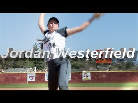 2020 Jordan Westerfield Pitcher and First Base Softball Skills Video - Socal Athletics McCarthy