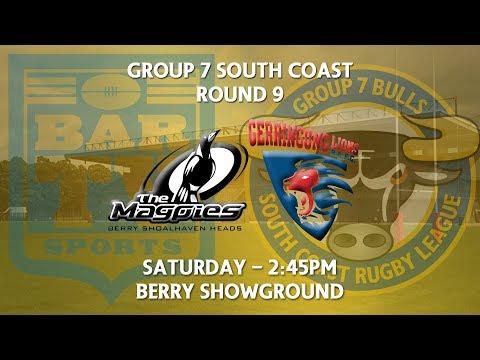 2018 Group 7 RL 1st Grade Round 9 - Berry-Shoalhaven Heads Magpies v Gerringong Lions