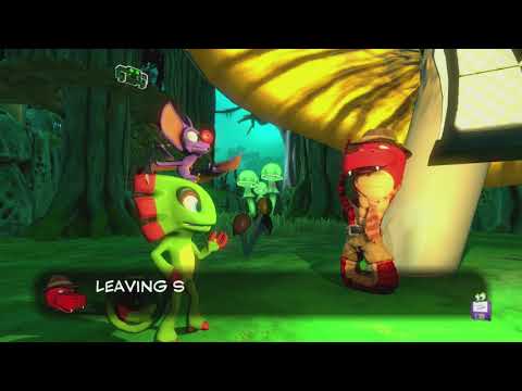 Moodymaze Marsh, Part 1 (Non-Extended)  | Yooka-Laylee 100% Walkthrough "6/21" (No Commentary)