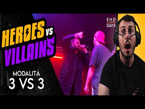 Hydra, Shekkero & Casco vs Drimer, Giuss Dawg & Grizzly - 3 vs 3 - HEROES VS VILLAINS Reaction