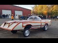 "Bubble Top Gasser' started as a 1975 Ford LTD Station Wagon