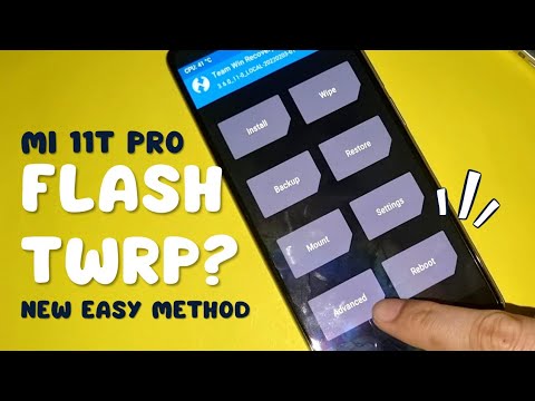 MI 11T PRO: Install TWRP Recovery | New Method