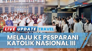 Lantunan Lagu Gereja Berbahasa Latin dan Indonesia Bergema di Sasana Karya Kantor Bupati Manokwari