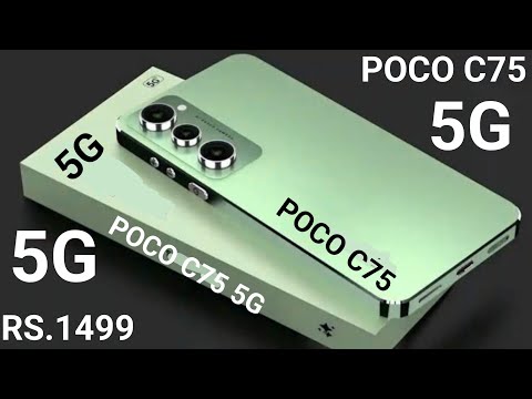 Thumbnail for Poco C75 5G unboxsing⚡review⚡1 Year free⚡ best 5G smartphone 2025⚡new 5G mobile redmi A5 5G unboxing