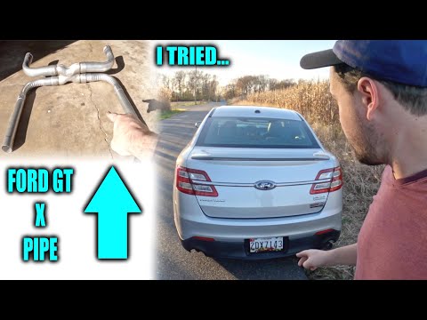 Supercar Inspired Exhaust prototype on Ford Taurus SHO