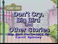 Sesame Street Start To Read Video Don T Cry Big Bird And Other Stories HVN VCD
