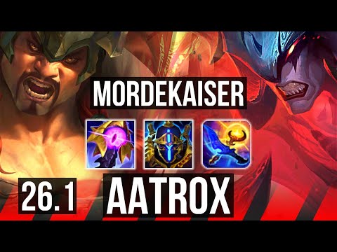 MORDEKAISER vs AATROX (TOP) | 47K damage | KR Master | 26.1