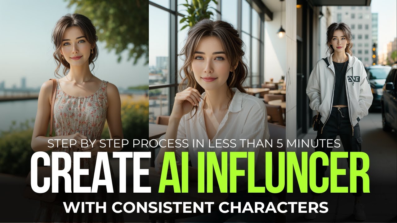 Create ai influencer in less than 5 minutes with consistent face using rendernet ai