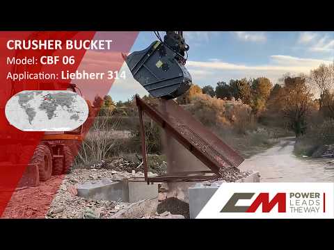 Crusher Bucket CM CBF 06