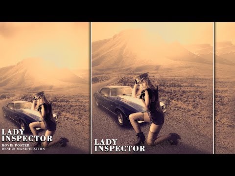 PhotoShop Tutorial | Make a action Movie poster Design in photoshop