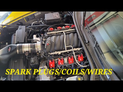 How to replace Zo6 c6 spark plugs/coils/wires on LS7