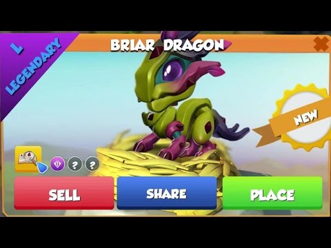 Legendary BRIAR DRAGON Hatching! - Dragon Mania Legends #488