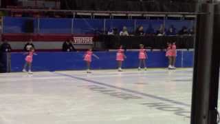 preview picture of video '2014 Cleveland Edges Beginner 1 Ice Skating Team Performance in Fraser Michigan'