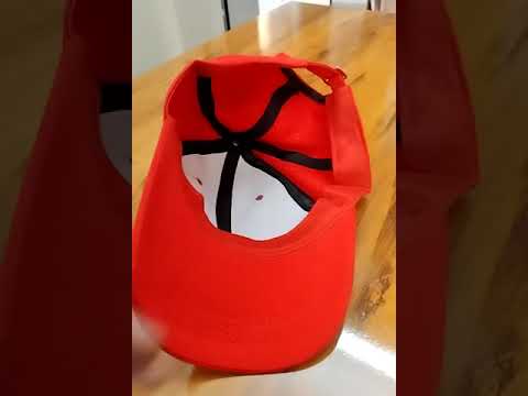 Red cotton cap