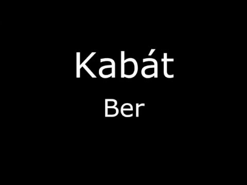 Kabát - Ber