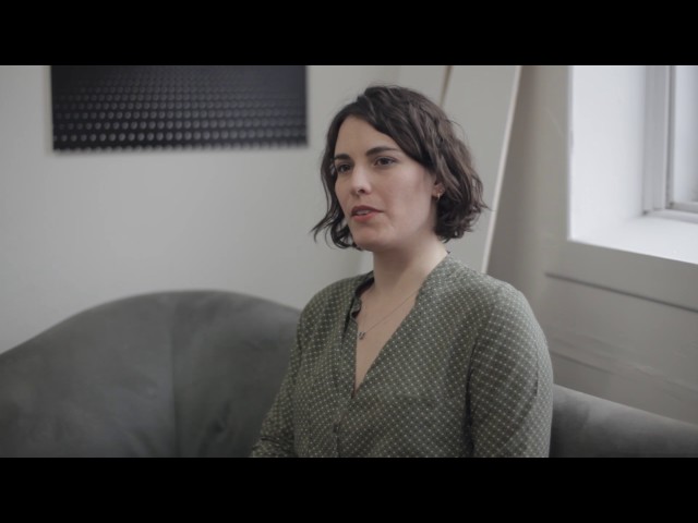 Andréanne Abbondanza Bergeron, lauréate 2017 Concordia de la Bourse Claudine et Stephen Bronfman en art contemporain