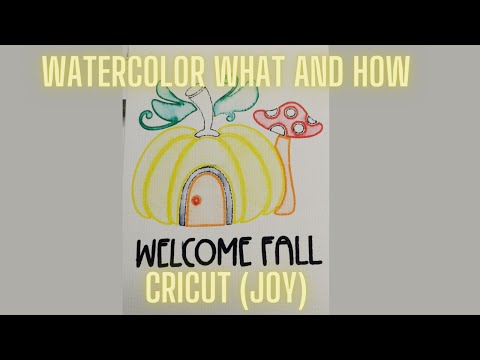 Cricut Joy (NL) | watercolor / aquarel markers | DU, ENG, SP Subtitled
