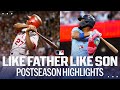 Vlad Guerrero Sr And Vlad Guerrero Jr Postseason Highlights Clutch Runs In The Family