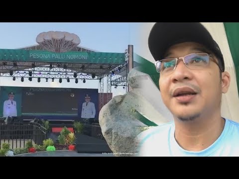 Penampakan panggung hari jadi kota palu ke 40 sebelum gempa